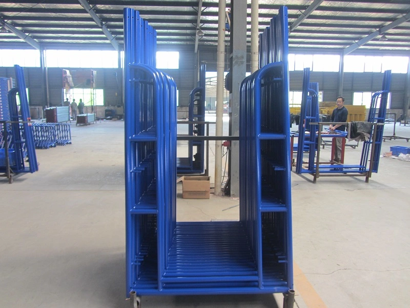 2.6mm Thickness Powder Coated Q235 Steel Mason H Frame Scaffolding for Buildings Construction