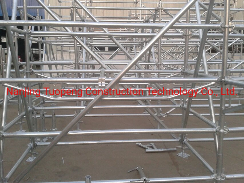 Galvanized Q345/Q235 Ringlock Scaffolding Horizontal Ledger for System Scaffold