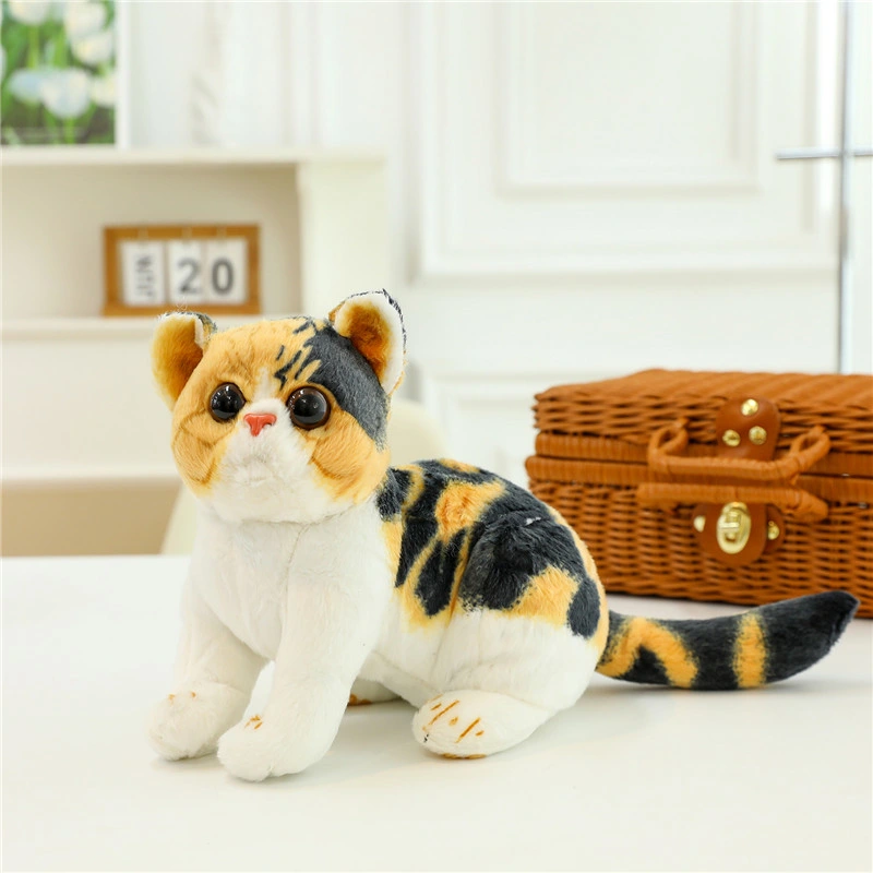 Custom Shape Pillow Plush Animals Small Toys Simulate Various Cat Doll