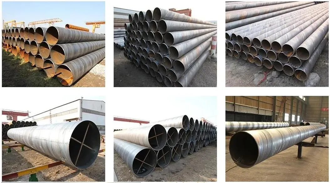 Factory Spiral/ERW/ Ms Mild Welded Hot Dipped Galvanized Carbon Steel Pipe for Scaffolding/Greenhouse