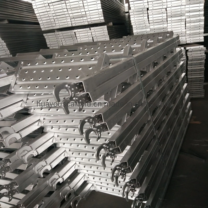 Scaffolding Aluminium Mobile Tower Ladder with Wheels Used for Scaffold Construction in Middle East Market