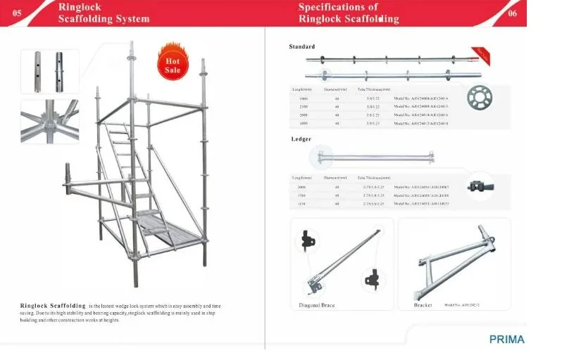 Prima High Quality Construction Scaffold Stage Scaffolding for Construction Mobile Scaffold