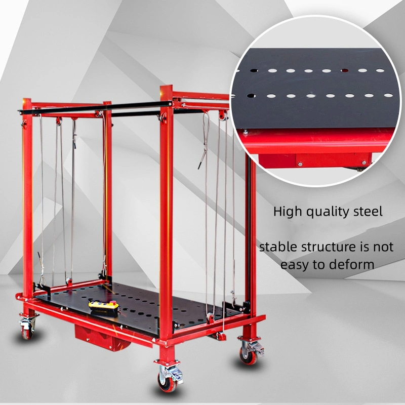 Portable Load Bearing 500kg Indoor Multiple Models Foldable Electric Scaffolding Lift Scaffold Platforms