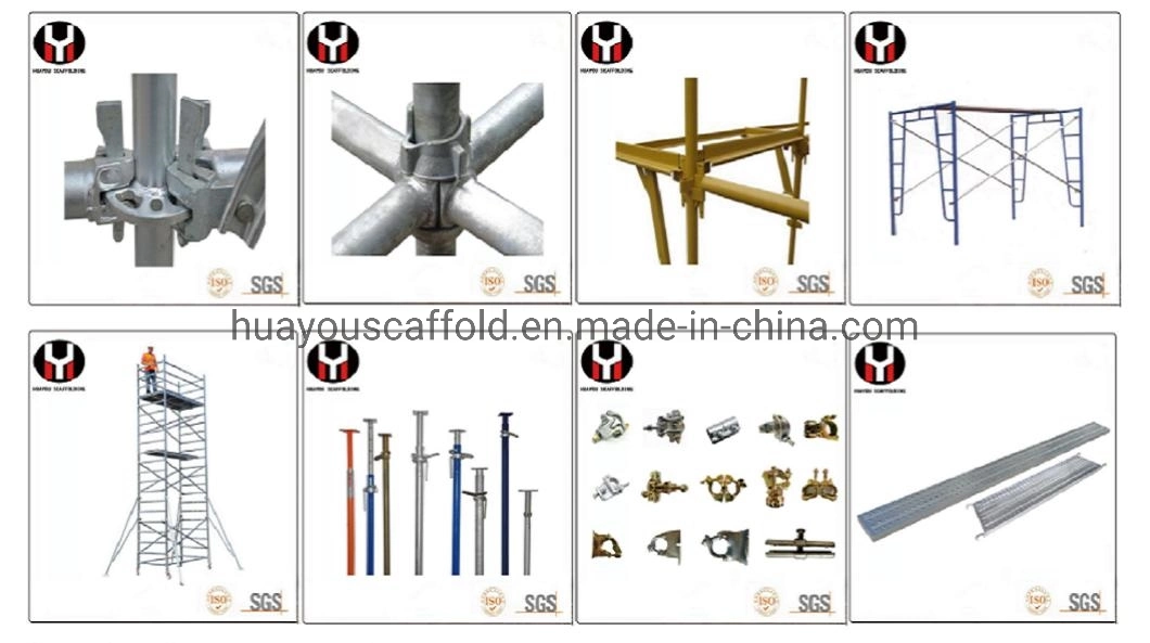 Huayou Galvanized Steel Cuplock Scaffolding with ISO9001 Certificate Cross Lock System Scaffold Painted Cuplock Scaffolding