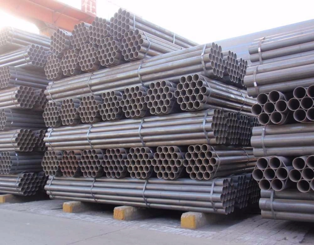 Black Steel Metal Pipe Steel Structure 1 Inch 1.5 Inch 2 Inch