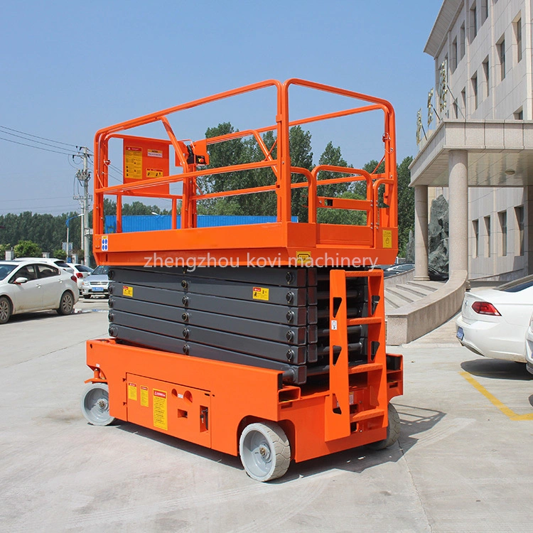 Remote Control Manual Electric Hydraulic MID-Rise Mobile Scissor Car Lift Vehicle Lift Platform