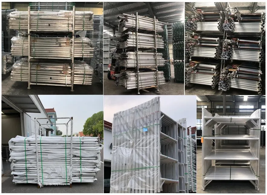 3m/5m/7m/9m/11m Aluminum Mobile Scaffold Tower with Ladder/Staircase