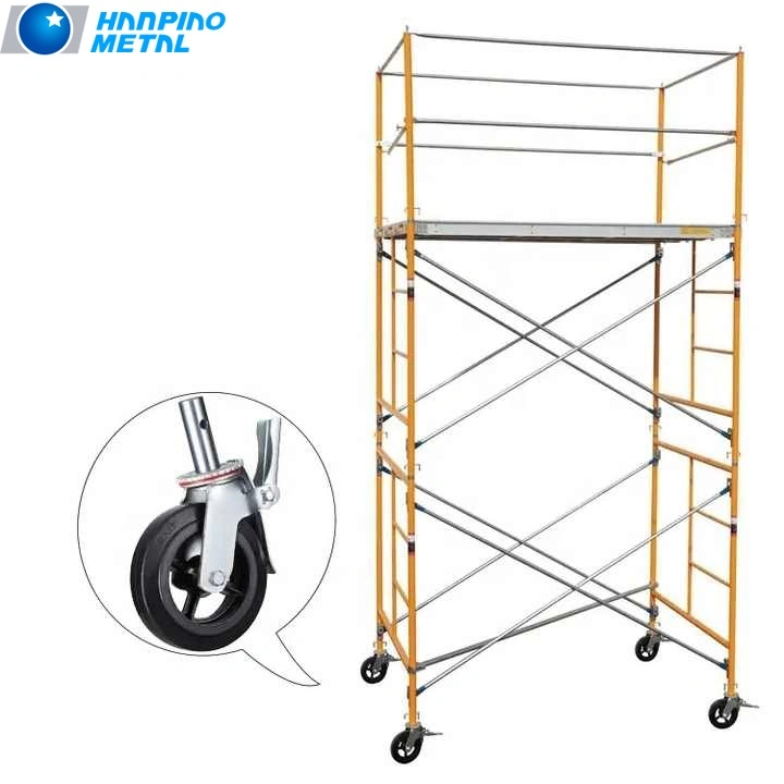 Mobile Scaffolding Aluminium Tower with Caster Wheel 6m 12m Deliver From China Stable and Light Scaffolding for Construction