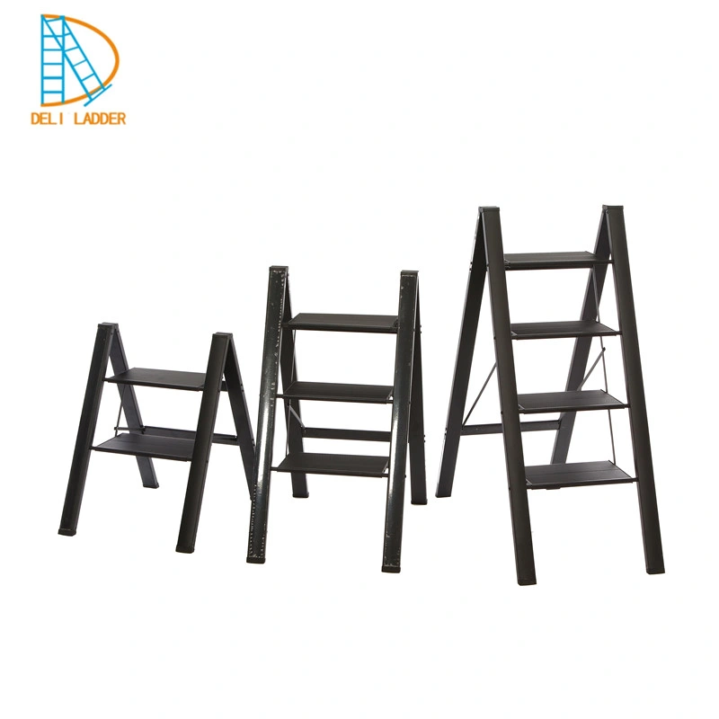 New Single Straight Folding Step Telescopic Aluminium Ladder