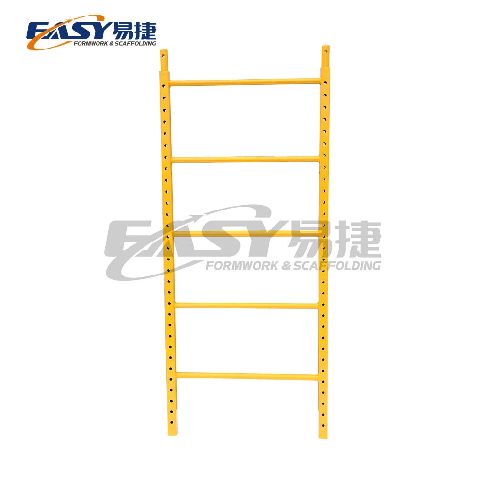 Easy Scaffolding Galvanized/Painted Yellow Mobile Baker Rolling Scaffold