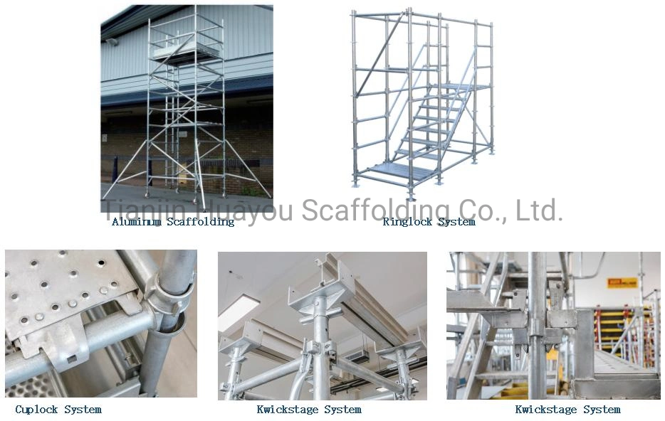 Easy and Fast Installation Aluminum Ladder Scaffold with Outrigger