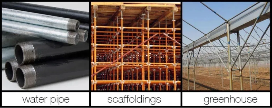 1/6direct 40 * 40mm Carbon Steel Tube Metal Scaffolding Rectangular Can Be Used in The Construction Indu