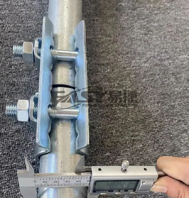 BS1139 Standard Ele-Gal Q235 Material Construction Scaffold Drop Forged Sleeve Coupler