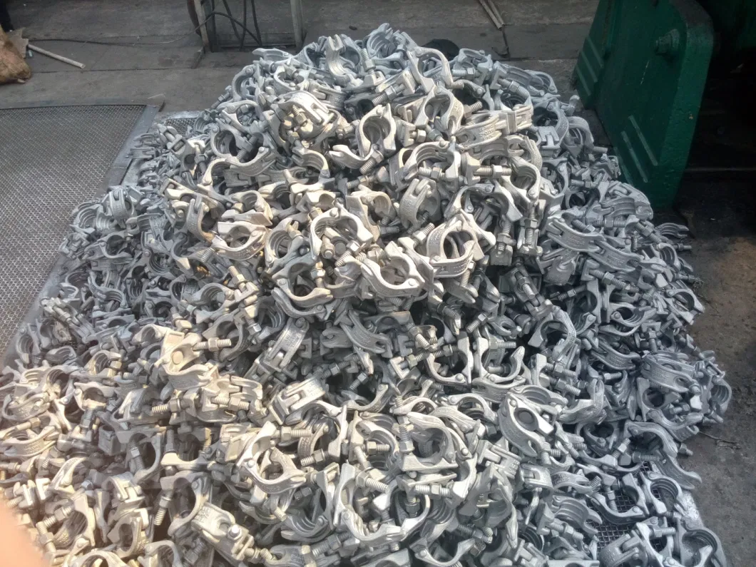 Galvanized Pipe Clamp Fittings / Scaffolding Sleeve Coupler Load Capacity