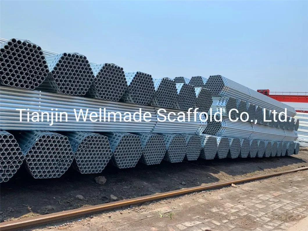 Galvanised Pipe Scaffolding Steel Tubes Oil Gas Suspended Industrial Scaffolding High Quality