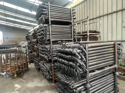 Materiale di costruzione acciaio competitivo di alta qualità sistema di cavalcate Trespolo impalcatura