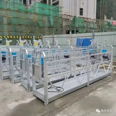  Zlp800 alluminio Gondola elettrica impalcatura sospeso telaio piattaforma Construction balconi Stadio di oscillazione Andamio electrico