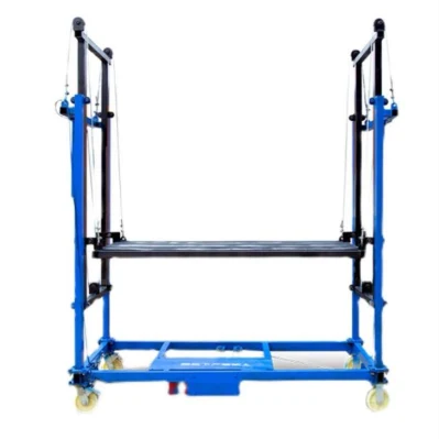  Produzione industriale in Cina nuovo elevatore elettrico controllo remoto completamente automatico Impalcature ponteggio elettrico sollevamento impalcatura carico 500 Kg portatile pieghevole