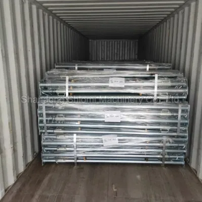 En1065 costruzione di ponteggi Galvanizd, montanti telescopici per impieghi pesanti e leggeri Ponteggi per edilizia supporto/shoring regolabile in acciaio Prop