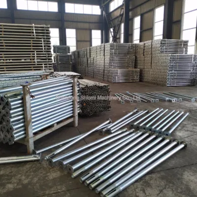  Struttura En1065 struttura di montanti telescopici per impieghi pesanti e leggeri con ponteggi Galvanizd Ponteggi per edilizia supporto/shoring regolabile in acciaio Prop