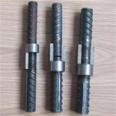 Attacchi per barre di attacco Rebar filettati paralleli in acciaio manicotto di collegamento per attacchi Rebar 16 mm/18 mm/20 mm/28 mm/32 mm/40 mm Raccordo per tubi