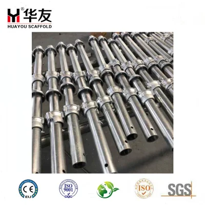  Q235 verniciato Quick erect Cuplock impalcatura tubolare in acciaio zincato Cuplock Ponteggi con sistema di rinforzo post-Ledger