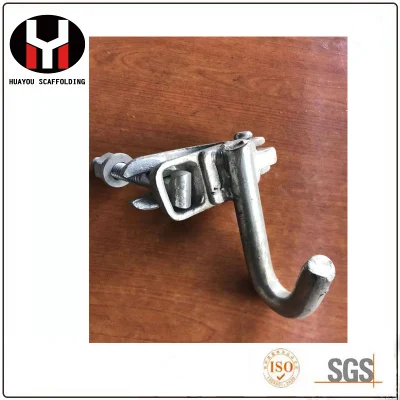  Ponteggio in acciaio pressato con forgiatura a goccia Q235 BS JIS BS1139 En74 Manicotto girevole doppio fisso attacco per ponteggi da 48/60 mm