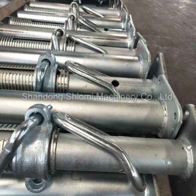 En1065 costruzione di ponteggi Galvanizd, montanti telescopici per impieghi pesanti e leggeri Ponteggi per edilizia supporto/shoring regolabile in acciaio Prop