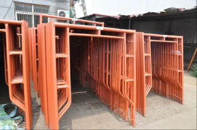 Impalcature con telaio in acciaio tubolare per costruzioni edili