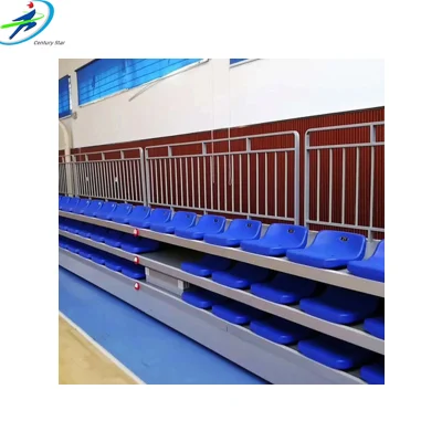 HDPE plastica temporanea Tribuna posti Baseball Bleacher sedili H300mm gradino