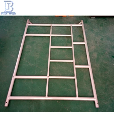 Esterno manutenzione alta quota mobile Scala dritta in alluminio impalcatura Torre