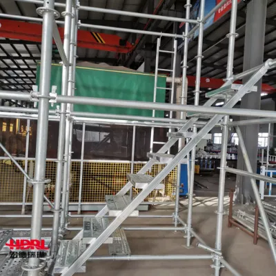  Sistema tondo tondo in acciaio standard europeo per ponteggi per shoring Materiale da costruzione