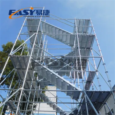 Easy OSHA/AS/NZS/En39/En74/BS1139 struttura standard acciaio tubo in alluminio telaio di supporto Impalcatura Layher Kwikstage Andamios Tarrowe Tarrowe