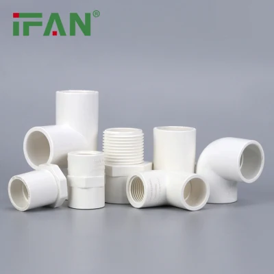  Ifanplus all&prime;ingrosso PVC materiale PVC PVC Sch40 raccordo buona qualità UPVC Raccordo per tubi