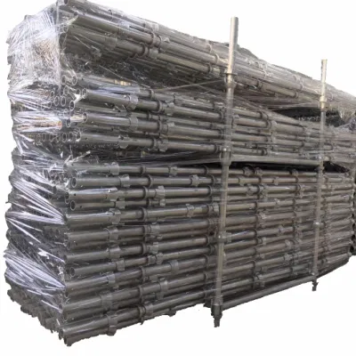  Altezza regolabile Pregalvanizzata supporto in acciaio Jack Shoring Construction ponteggi usati Puntelli