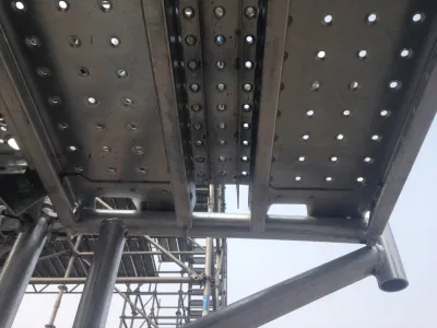 Ponteggi tondi in lenza zincati a caldo con ISO/SGS/CE/ANSI/AS NZS Certificati per la formwork
