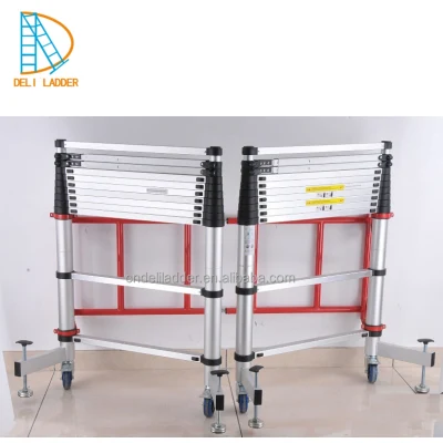 Scala telescopica per ponteggi in alluminio Deliladder New Folding Step