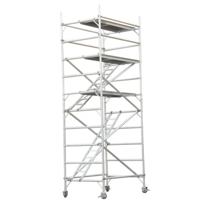  Impalcatura mobile DIY Dragon Stage alluminio struttura pieghevole Ponteggi 5m (1.35*2)