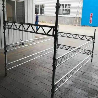  Calcestruzzo zincato a caldo Haki System travi tubolari verticali impalcature