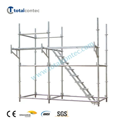 6082-T6 ponteggio scala in alluminio per profili Ringlock/Frame/Cupollock