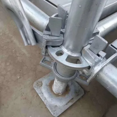 Ponteggio regolabile con base martinetto a vite cava per costruzioni Andaimes