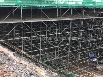 Tipo di pavimento impalcatura zincata sistema impalcatura per facciate in futuro Guarden Costruzione di edifici
