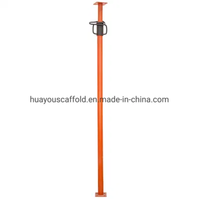  Sistema di formatura verniciato/galvanizzato supporto tubo in acciaio per impieghi leggeri/pesanti Prop Impalcature per il mercato sudamericano