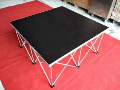 Palco Dragonstage tavole a spider in alluminio piattaforma pieghevole in vendita 2.44X2.44m altezza: 0.4m