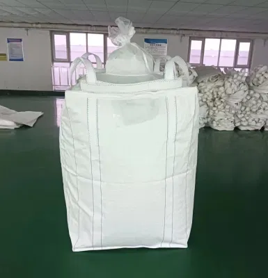  Sonovi costruire 1ton trappola di volo tessuto plastica sabbia geotessile PP Big Bags Rubble Sacks per urea Jumbo Bag Duffle Bottom Con aletta