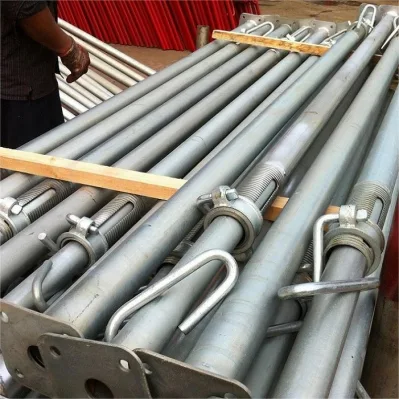  Struttura resistente per impieghi pesanti, acciaio per shoring regolabile con prop in metallo Sostegno per calcestruzzo, cassaforma e ponteggi, tubo di supporto