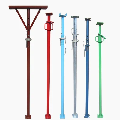  Supporto per piattaforma in formwork galvanizzato Telescopicos Puntales Metalicos Scoratura per ponteggi Prop regolabile Jack ponteggi in acciaio Props