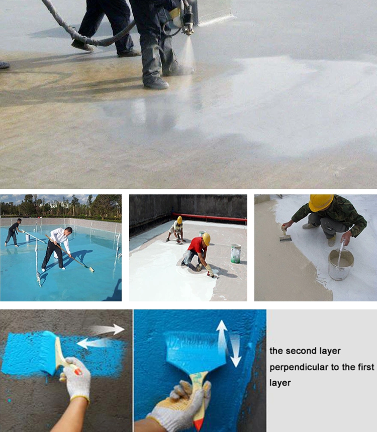 Roofing Coating Building Coating Silicone Rubber Liquid Waterproofing Materials