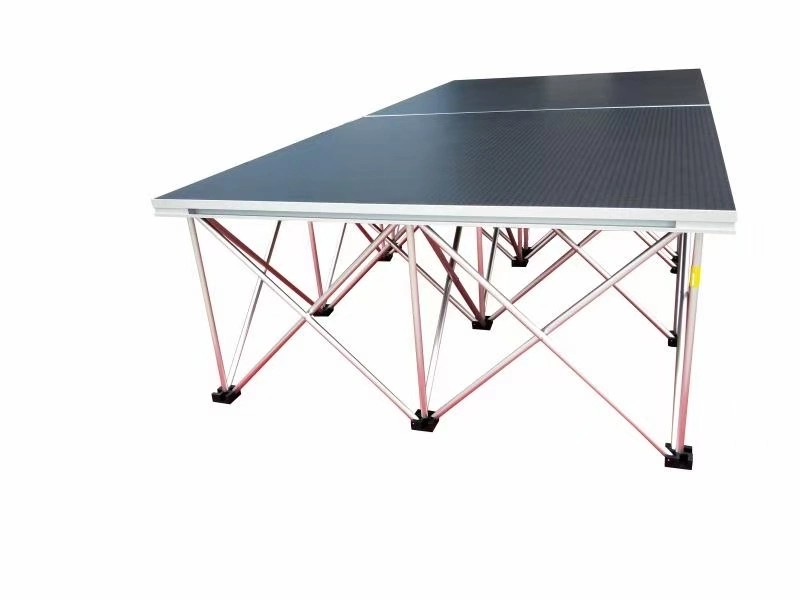 Dragonstage Aluminum Spider Stage Folding Stage Platform for Sale 2.44X2.44m Height: 0.4m
