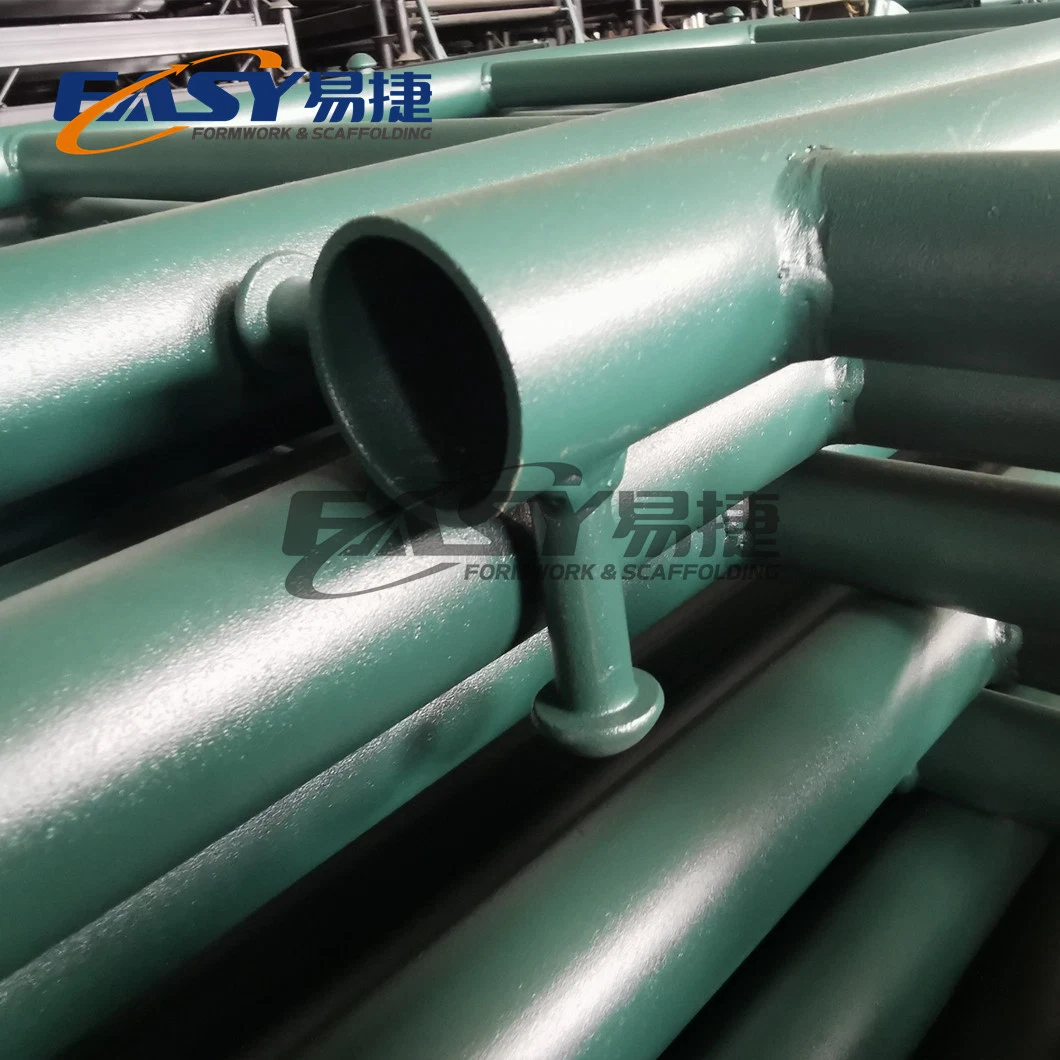 Easy Construction Building Material Galvanized Painted Steel a Folding Frame Scaffolding